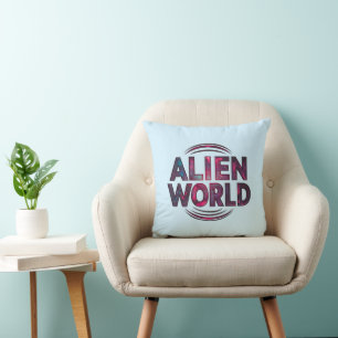 Almofada Mundo alienígena