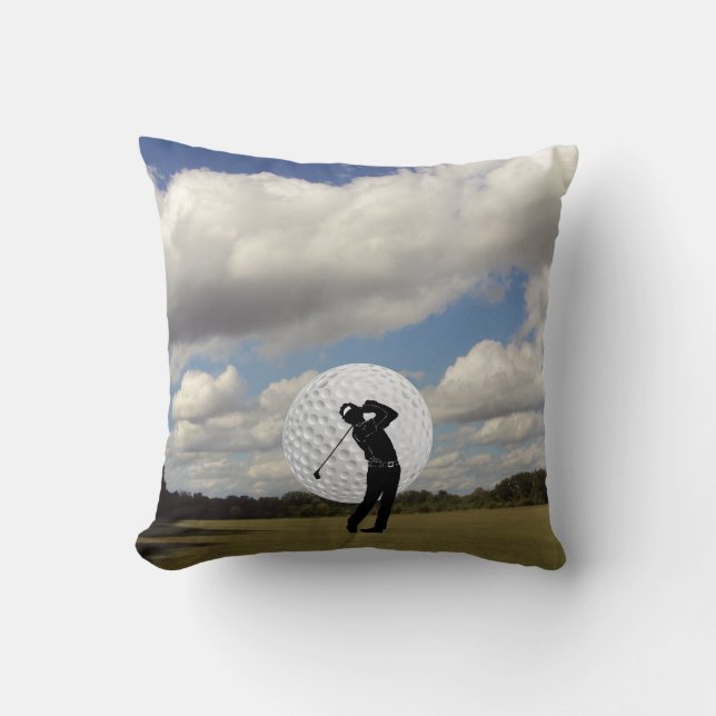 Almofada Mundo do golfe (Frente)