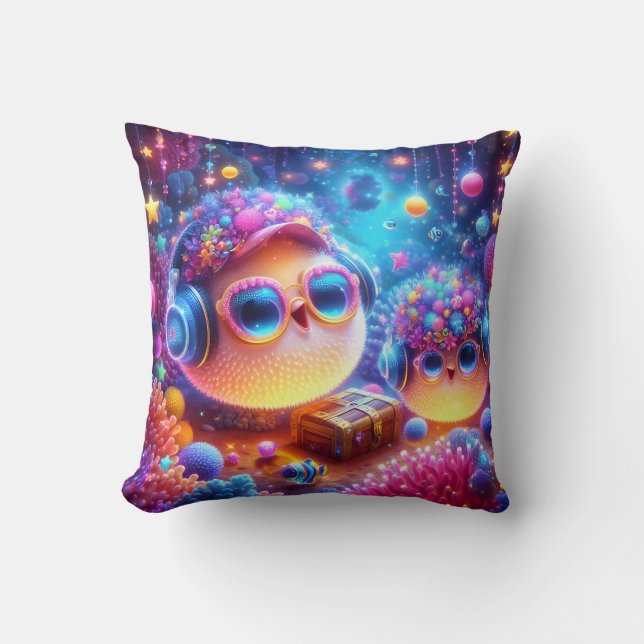 Almofada Mundo do Mar (Frente)