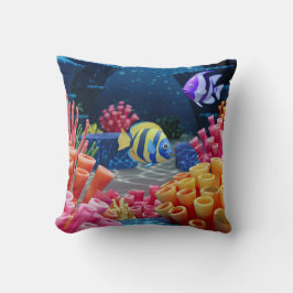 Almofada mundo subaquático