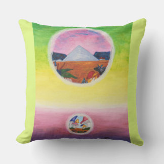 Almofada Mundos de Sonhos de Pirâmide de Dimensões de Water