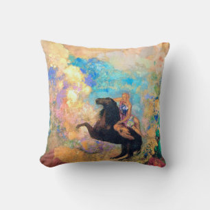 Almofada Musa com Pegasus, Redon