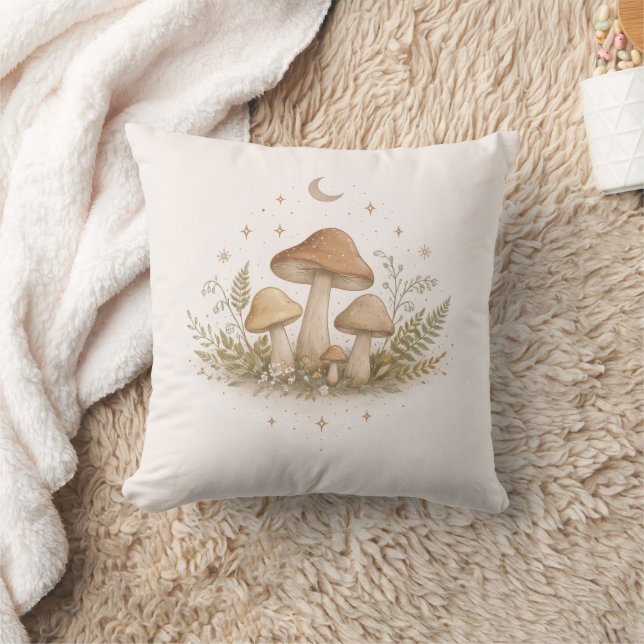 Almofada Mushroom Fairy Aesthetic Throw Pillow (Cobertor)