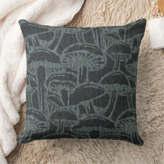 Almofada Mushroom story pattern throw pillow