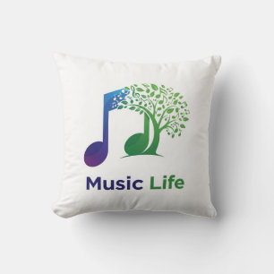 Almofada Music Life, apresenta um vibrante