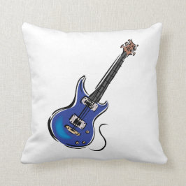 Almofada música azul graphic.png da guitarra elétrica