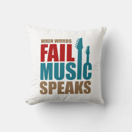 Almofada Música Fala Typo