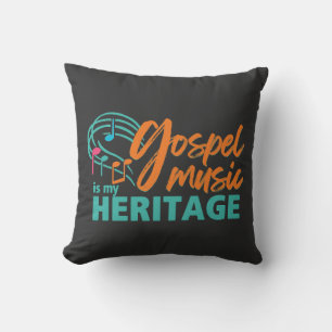 Almofada MÚSICA na moda GOSPEL É MEU HERITÁLIO
