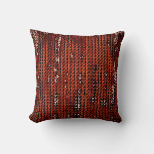 Almofada MVB Country Faux Burlap Standard-Burnt jB Orange