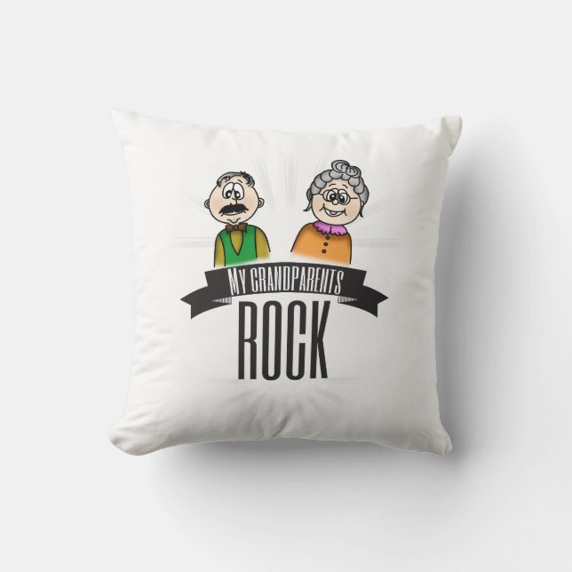 Almofada My Grandparents Rock (Frente)