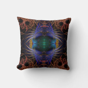 Almofada Mystic Wings Fractal Art Cushion