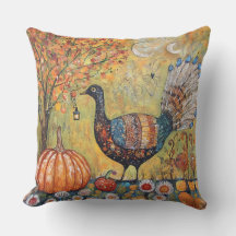 Mystical Crescent Moon Fall Turkey