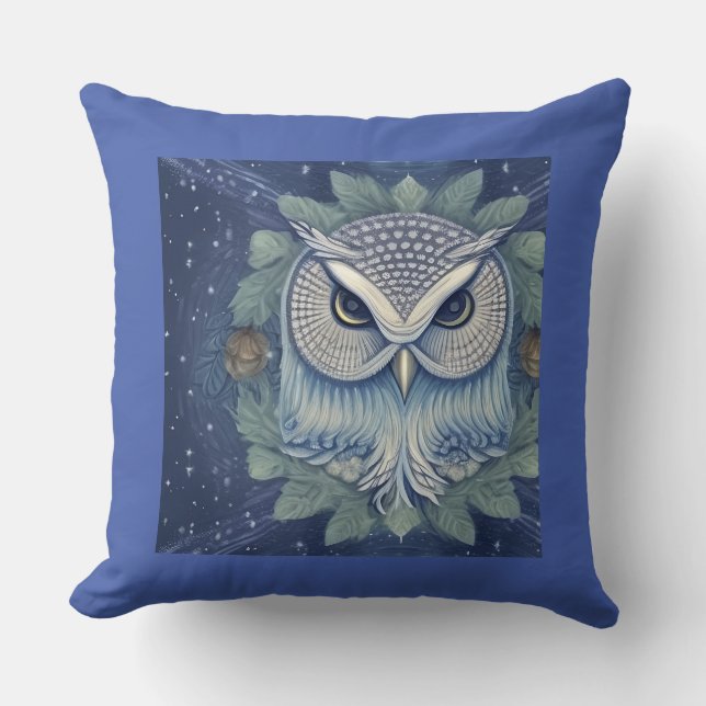 Almofada Mystical Fantasy Forest Owl (Frente)