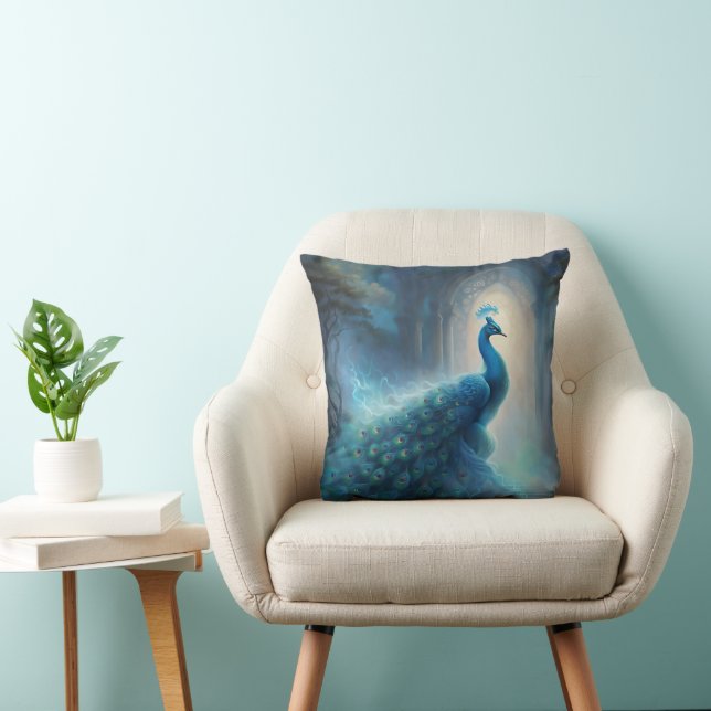 Almofada Mystical Peacock (Cadeira)