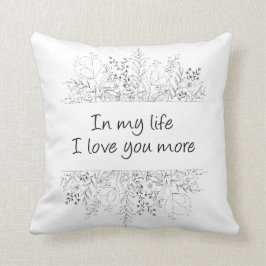 Almofada Na Minha Vida Eu Te Amo Mais