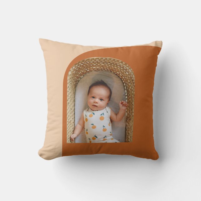 Almofada Na moda Boho Terracotta - Manutenção Personalizada (Frente)