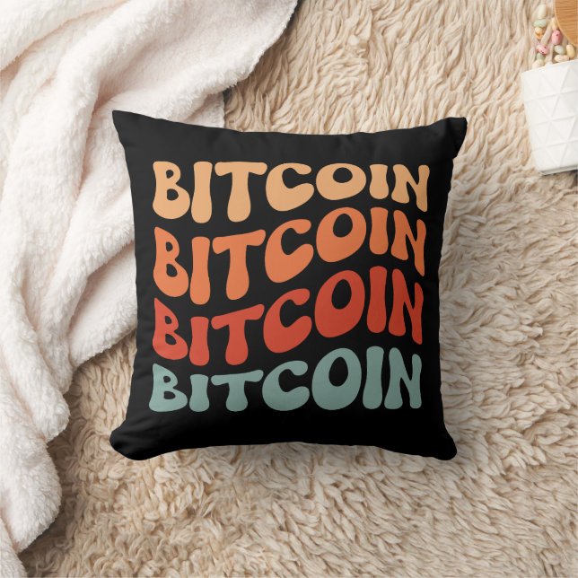 Almofada Na moda de Texto de Vazio Bitamt Cripto Tipografia (Cobertor)
