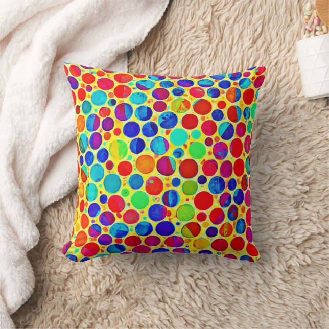Almofada Na moda e padrão chic coloridos (Cobertor)