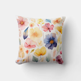 Almofada Na moda Floral Impressão botulínica, coxão de marf