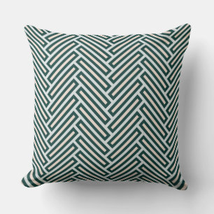 Almofada Na moda HerringBone Verde Cor de Rosa Azul