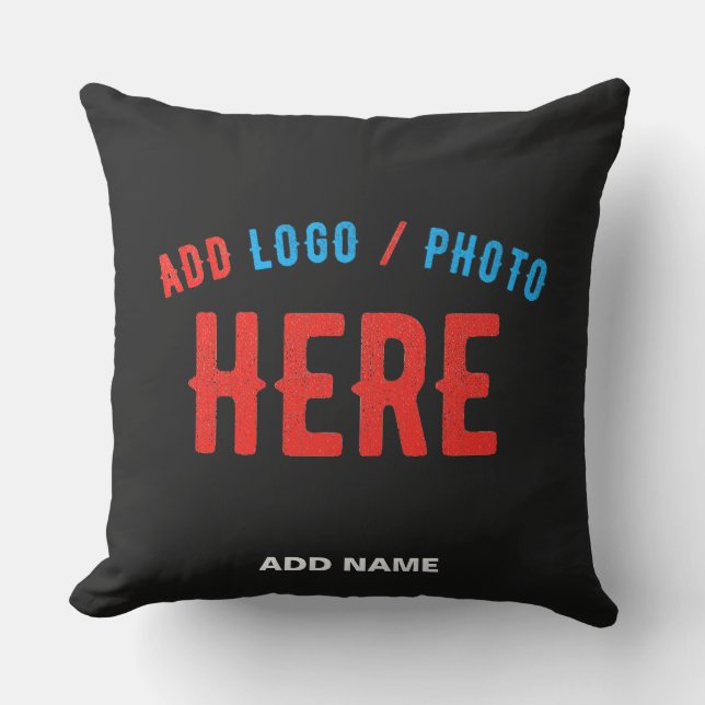 ALMOFADA NA MODA MODERNO PERSONALIZÁVEL NEGRO VERIFICADO CO (Frente)