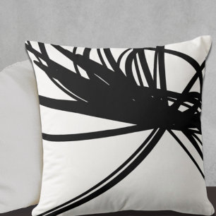Almofada Na moda White Black Ribes