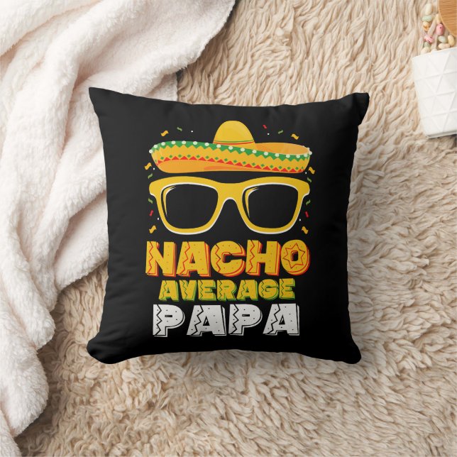 Almofada Nacho Average Papa Dad Família Cinco De Mayo (Cobertor)