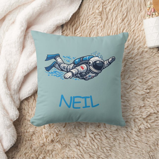 Almofada Nadador Astronauta (Cobertor)