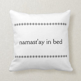 Almofada Namast'ay no travesseiro de cama
