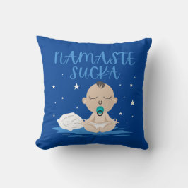 Almofada NAMASTE SUCKA engraçado yoga zen