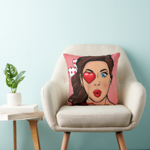 Almofada Namorados Art Lollipop Girl