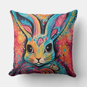 Almofada Namorados Bunny Positive vibe corações