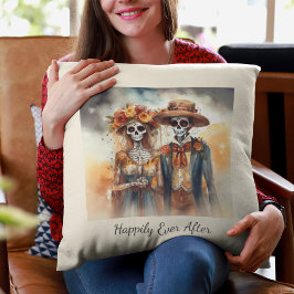 Almofada Namorados Caveira Açucarada, personalizados