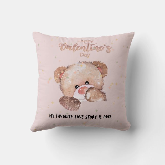 Almofada Namorados de ursos de peluche Thow travesseiro (Verso)