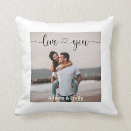 Almofada namorados fotoromântico personalizado/amor de aniv