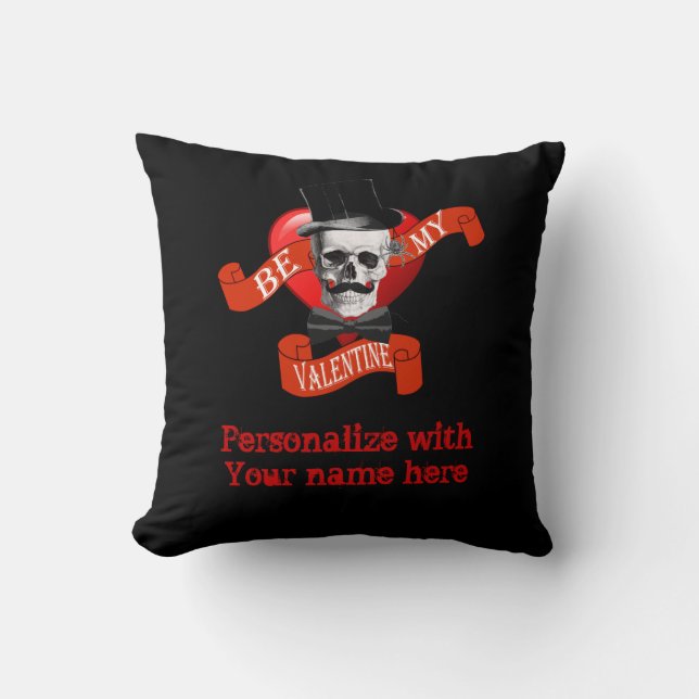 Almofada Namorados góticos românticos ou steampunk (Frente)