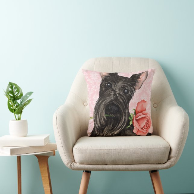 Almofada Namorados Scottish Terrier (Cadeira)