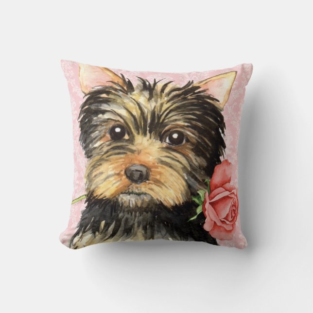 Almofada Namorados Yorkie (Frente)