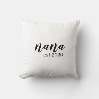 Almofada Nana est 2026 Personalized Throw Pillow