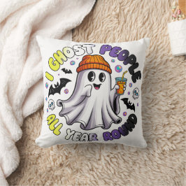 Almofada Não Binário Halloween Divertido – Eu Assombro as P