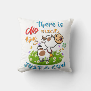 Almofada Não é só uma vaca.