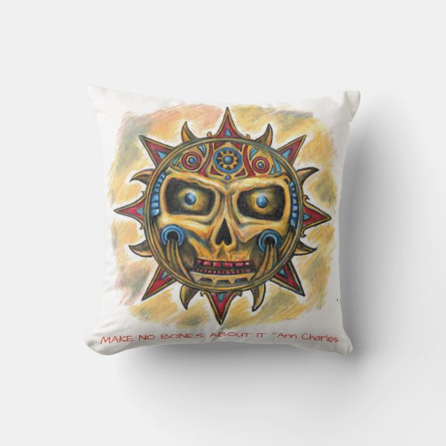 Almofada Não faça nenhum osso sobre ele, travesseiro (Frente)