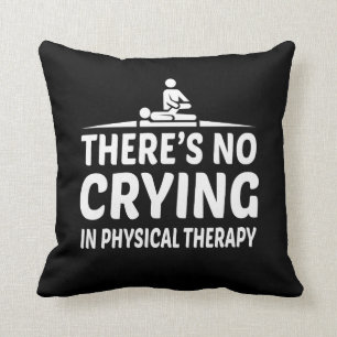 Almofada Não há nenhuma camisa de grito da fisioterapia