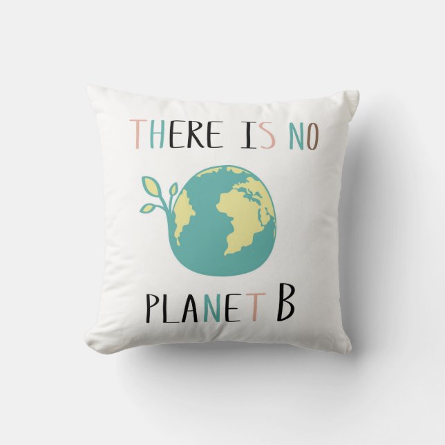 Almofada Não Há Planeta B (Frente)