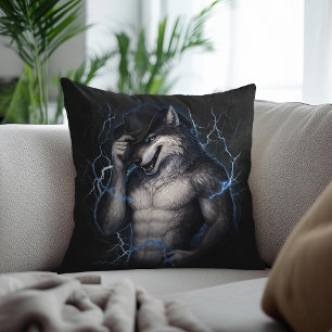 Almofada Não Mais Senhor Cara Legal Engraçado Meme de Lobo 
