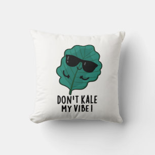 Almofada Não mate meu Vibe, bonito, Veggie Pun