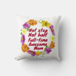 Almofada Não passo nem meio cheio de tempo incrível Mãe Ado
