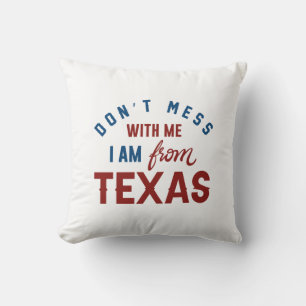 Almofada Não se meta comigo Eu sou do Texas