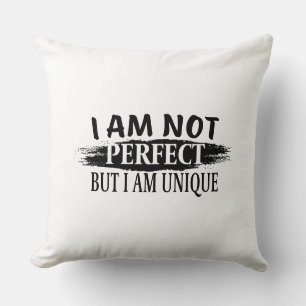 Almofada Não sou perfeito, mas sou único