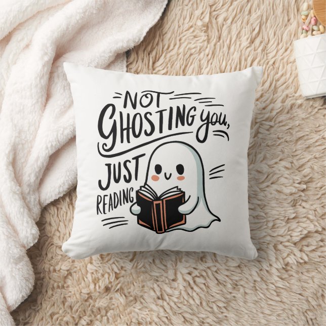 Almofada Não te fantasma, só a ler (Cobertor)